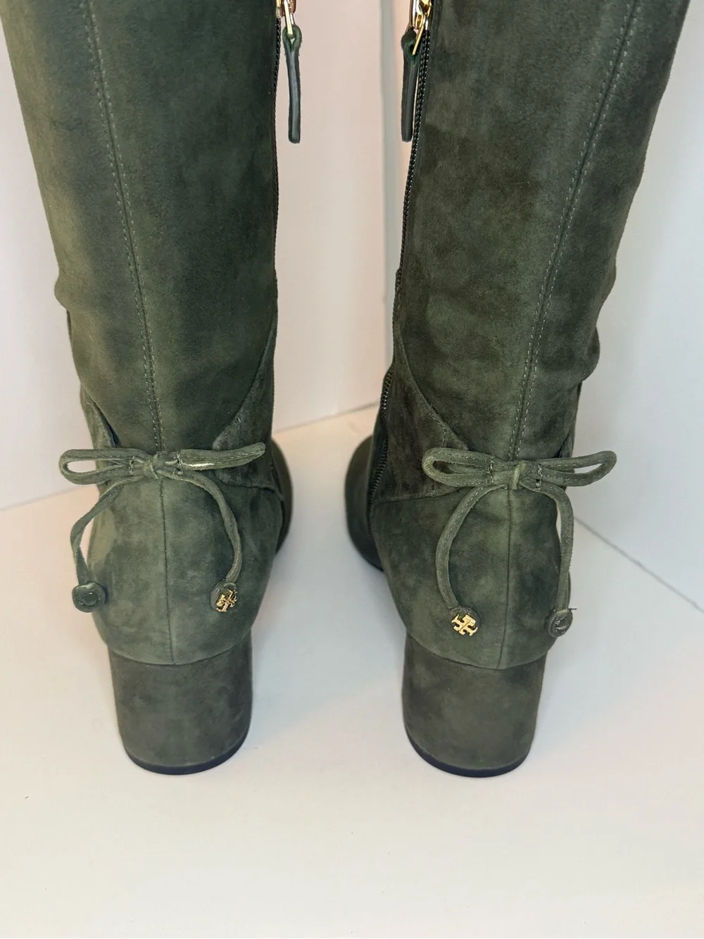 Tory Burch Lila 45mm OTK Boots in Boxwood
